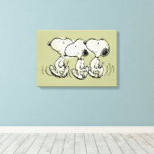 Toile cacahuètes | Snoopy Walking Tall (Insitu (Plancher de Bois))