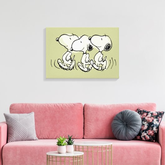 Toile cacahuètes | Snoopy Walking Tall (Insitu(Salon))