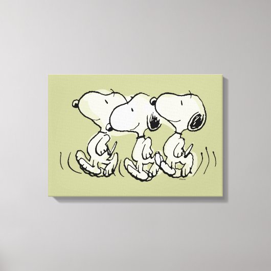Toile cacahuètes | Snoopy Walking Tall (Recto)