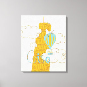 Toile cacahuètes Snoopy & Woodstock Ciao