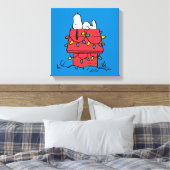 Toile cacahuètes | Snoopy's Dog House With Lights (Insitu(Chambre))