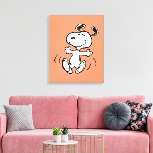 Toile cacahuètes | Une Danse Heureuse Snoopy (Insitu(Salon))