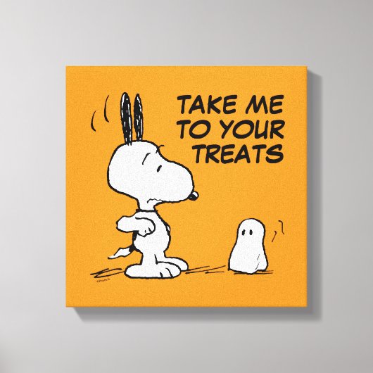 Toile cacahuètes | Woodstock Scares Snoopy (Recto)