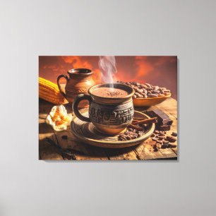 TOILE CACAO - CHOCOLAT CHAUD