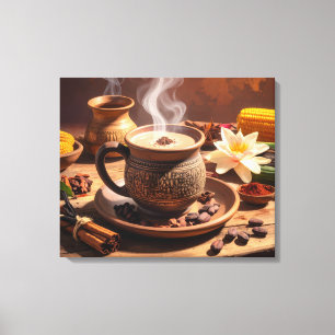 TOILE CACAO - MAYA - AZTÈQUE