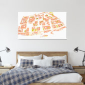 Toile Caceres Espagne. Cité médiévale (Insitu(Chambre))