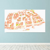 Toile Caceres Espagne. Cité médiévale (Insitu (Plancher de Bois))