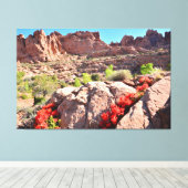 Toile Cacti in Bloom (Insitu (Plancher de Bois))