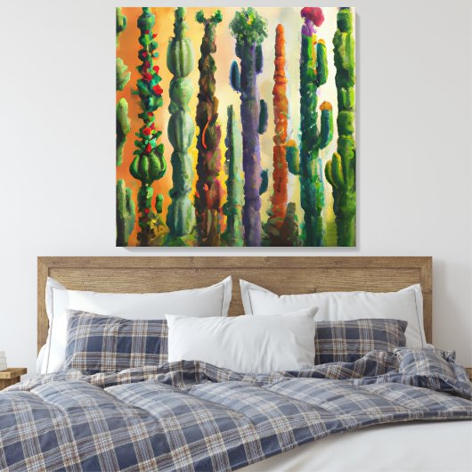 Toile Cactus de mur sauvage (Insitu(Chambre))