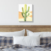 Toile Cactus du désert | Cactus verts à l'aquarelle (Insitu(Chambre))