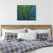 Toile Cactus en Turquoise (Insitu(Chambre))