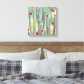 Toile Cactus noir et blanc avec fleurs Art de collage (Insitu(Chambre))