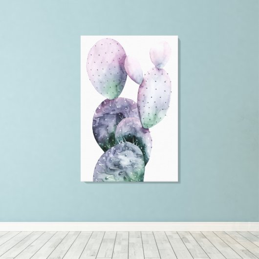 Toile Cactus pourpre (Insitu (Plancher de Bois))