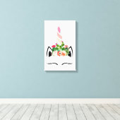 Toile Cactus Unicorn Canvas (Insitu (Plancher de Bois))