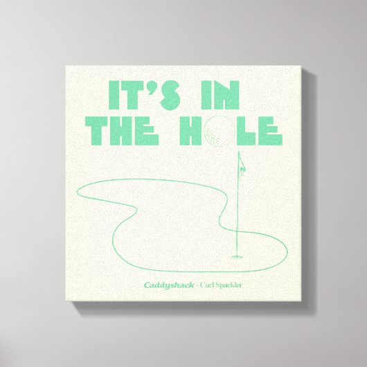 Toile Caddyshack | C'est dans le trou (Recto)