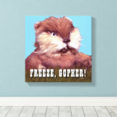 Toile Caddyshack | Freeze, Gopher ! (Insitu (Plancher de Bois))