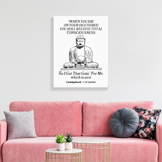 Toile Caddyshack J'Ai Compris Ça Me Va (Insitu(Salon))