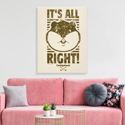 Toile Caddyshack | Tout va bien ! (Insitu(Salon))