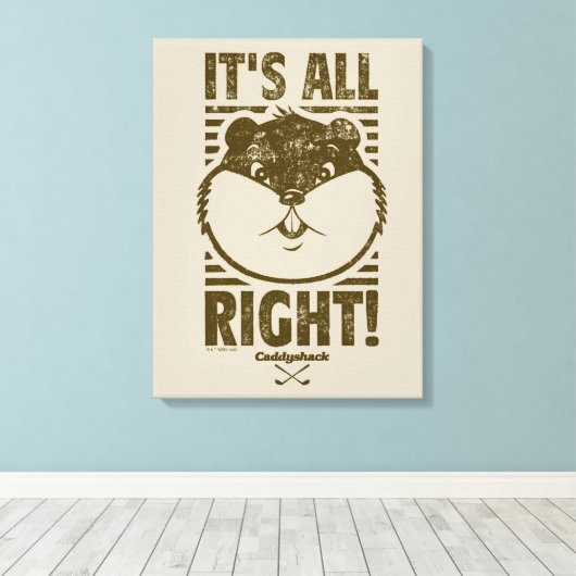 Toile Caddyshack | Tout va bien ! (Insitu (Plancher de Bois))