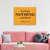 Toile Caddyshack | Vous n'obtiendrez rien et l'aimez! (Insitu(Salon))