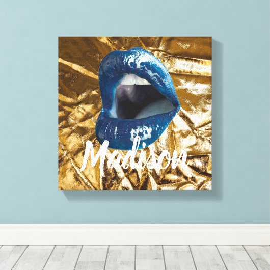 Toile Cadeau Anniversaire customisé Pour Femme, Ami, Soe (Insitu (Plancher de Bois))