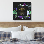 Toile Cadeau de 45e anniversaire de mariage Saphir Fleur (Insitu(Chambre))