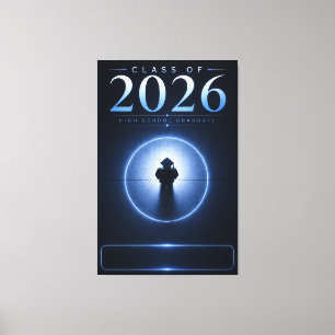 Toile Cadeau de fin d'études personnalisé pour la promot