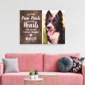 Toile Cadeau de perte d'animal de compagnie | Mémorial d (Insitu(Salon))