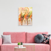 Toile Cadeau famille 12" x 16" (Insitu(Salon))