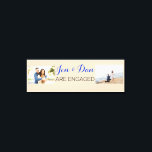 Toile Cadeau Fiançailles personnalisé<br><div class="desc">Célébrez le moment de la proposition avec ce collage cadeau fiançailles!</div>