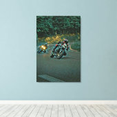 Toile Cadeau moto (Insitu (Plancher de Bois))