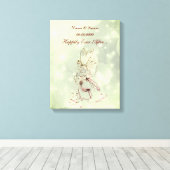 Toile Cadeau personnalisé Fairy Wedding Day (Insitu (Plancher de Bois))