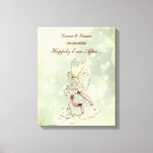 Toile Cadeau personnalisé Fairy Wedding Day