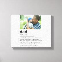 Cadeau photo papa personnalisé, définition papa