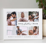 Toile Cadeau Pour Le Meilleur Père Jamais Famille Photo<br><div class="desc">Montrez à votre père extraordinaire à quel point il est merveilleux et aimé avec notre élégant "Best Father Ever" personnalisé 5 photo collage en toile imprimé. Le design comprend "Best Father Ever" dans un design élégant de typographie noire et customisé de 5 de vos propres photos de famille. Grand cadeau...</div>