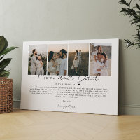 Cadeau pour maman et papa le jour de mon mariage p