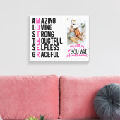 Toile Cadeau pour maman | Maman géniale | Cadeau de la f (Insitu(Salon))