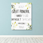 Toile Cadeau principal d'appréciation Décor de bureau pr (Insitu (Plancher de Bois))