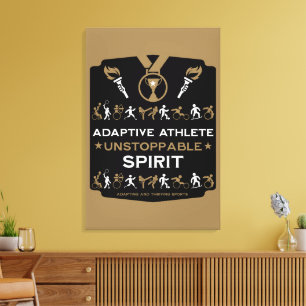 Toile Cadeau sportif Adaptive Handicap