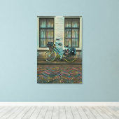 Toile Cadeaux cyclistes cool (Insitu (Plancher de Bois))