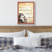 Toile Cadeaux de copine | Lettre à ma petite amie (Insitu(Chambre))