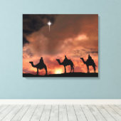 Toile Cadeaux de crèches pour Noël (Insitu (Plancher de Bois))