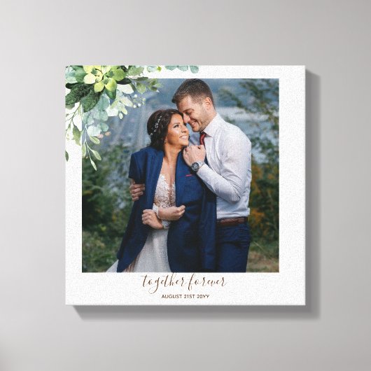 Toile Cadeaux de fête de mariée sur mesure cadeau de ver (Recto)