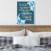 Toile Cadeaux de fille | Lettre À Ma Fille De Papa (Insitu(Chambre))