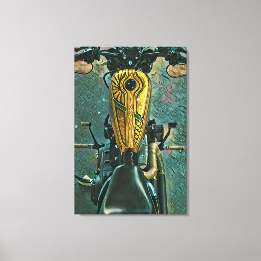 Toile cadeaux de moto pour lui (Recto)