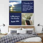 Toile Cadeaux de Noël personnalisés pour les Pasteurs Bl (Insitu(Chambre))