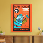 Toile Cadeaux de robot pour anniversaire de mariage ou m (Insitu(Salon))
