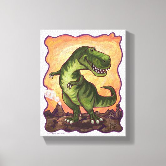 Toile Cadeaux et accessoires Tyrannosaurus (Recto)