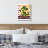 Toile Cadeaux et accessoires Tyrannosaurus (Insitu(Chambre))