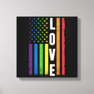 Toile Cadeaux gay pride Hommes Femmes LGBT Arc-en-ciel D